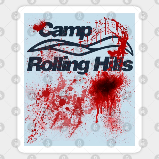 Angela's Camp Rolling Hills Tee - Sleepaway Camp 2 Sticker by darklordpug